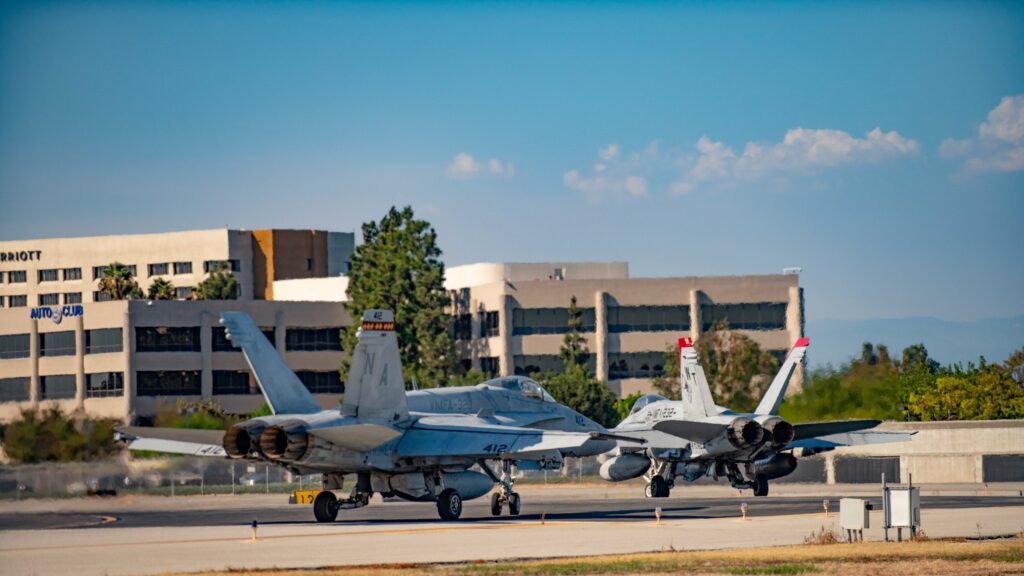 F/A-18's at Long Beach Airport