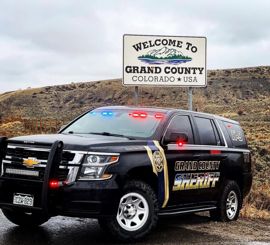Grand County Colorado Sheriff Vehicle