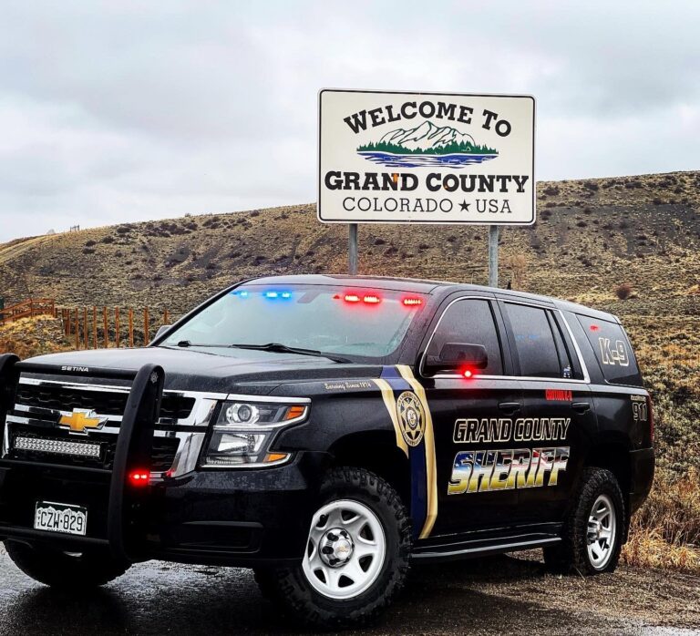 Grand County Colorado Sheriff Vehicle
